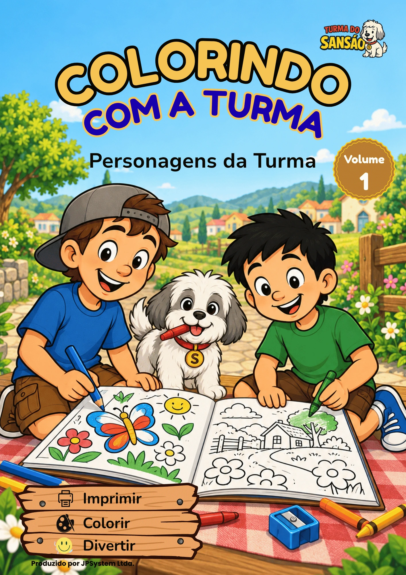 Colorindo com a Turma — Volume 1: Personagens da Turma