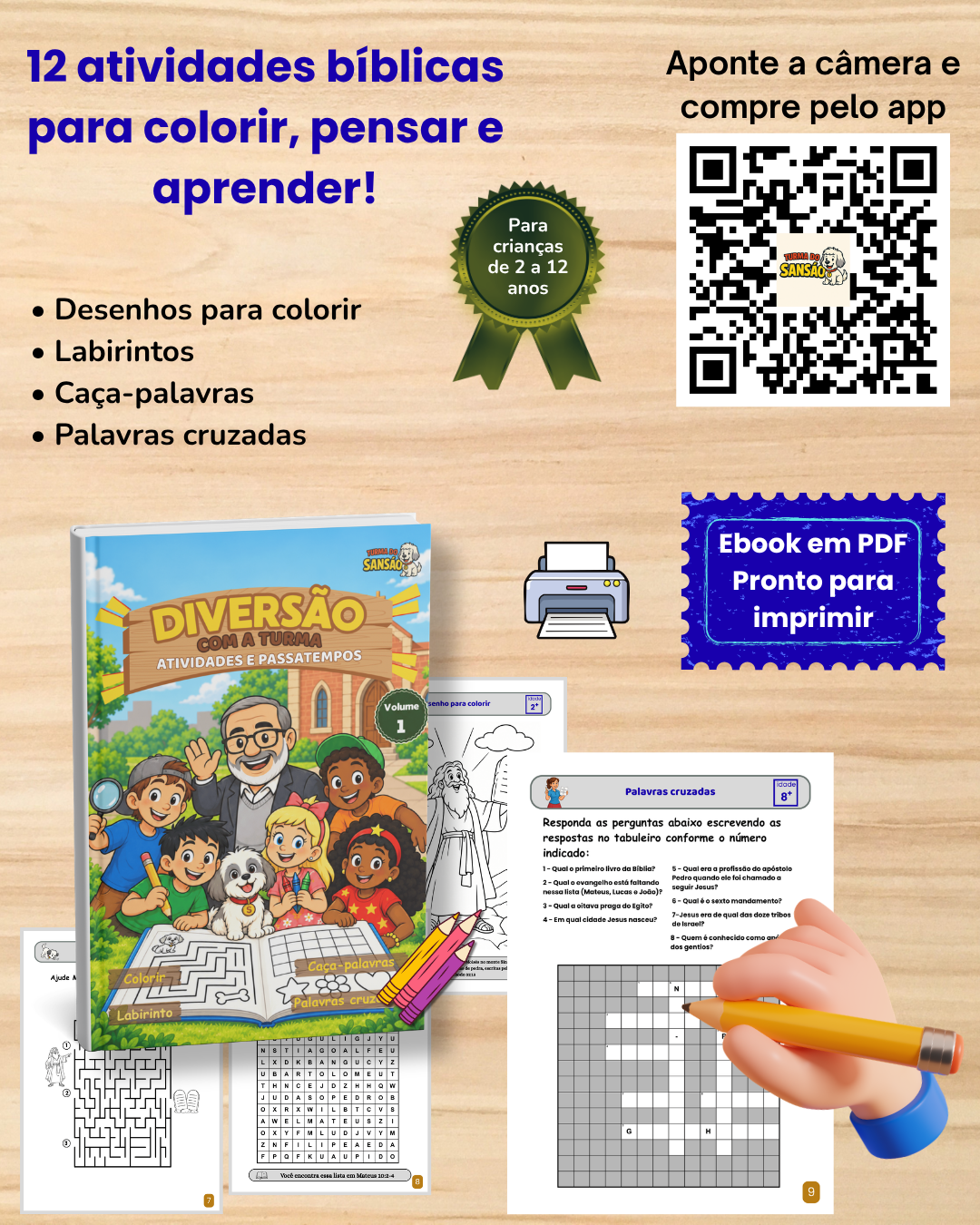 Diversão com a Turma - Volume 1: Atividades e Passatempos